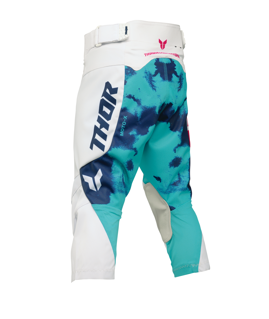 Thor 2026 Launchmode Bleach White/Aqua Youth Pants