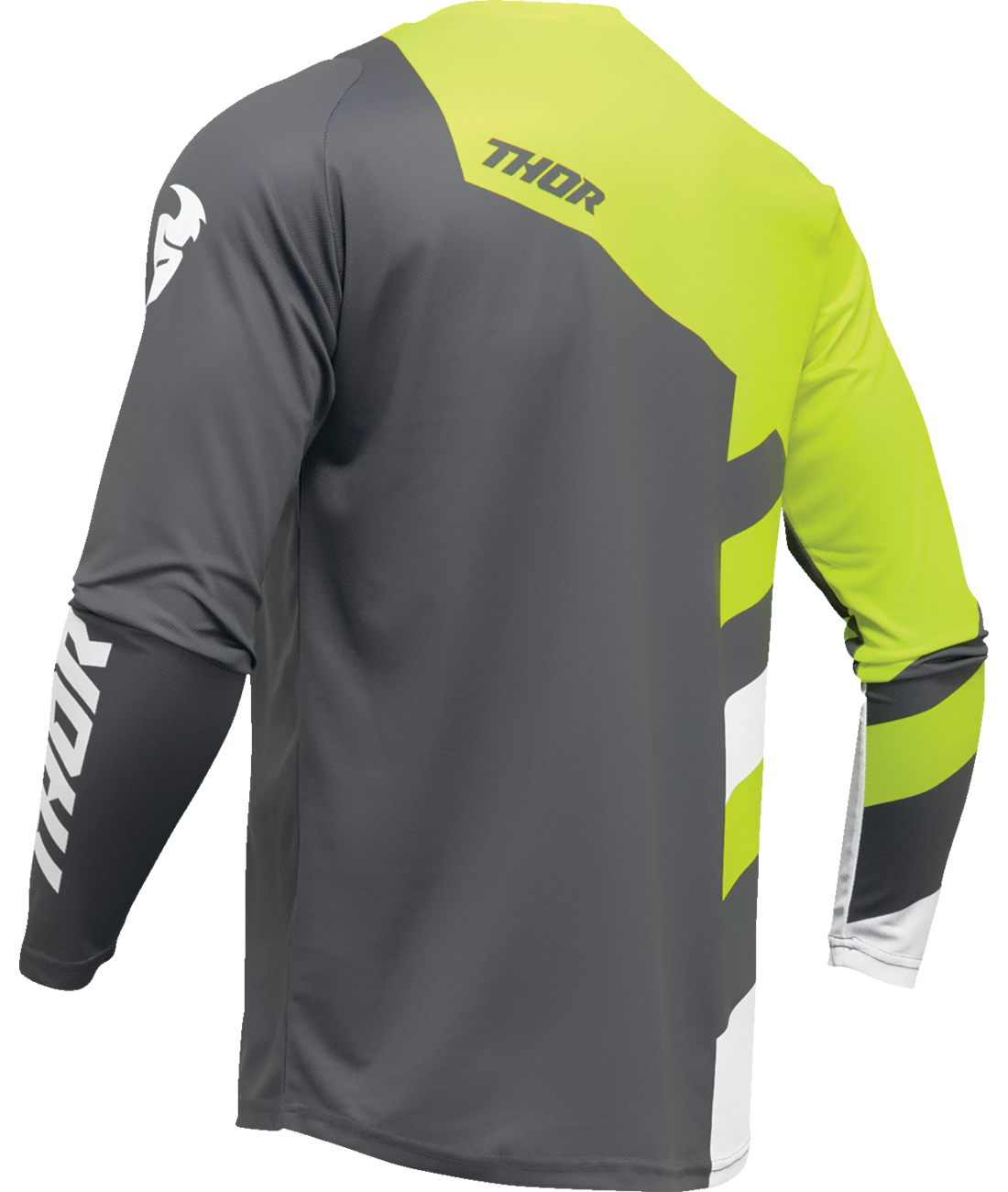 Thor 2025 Sector Checker Charcoal/Acid Youth Jersey