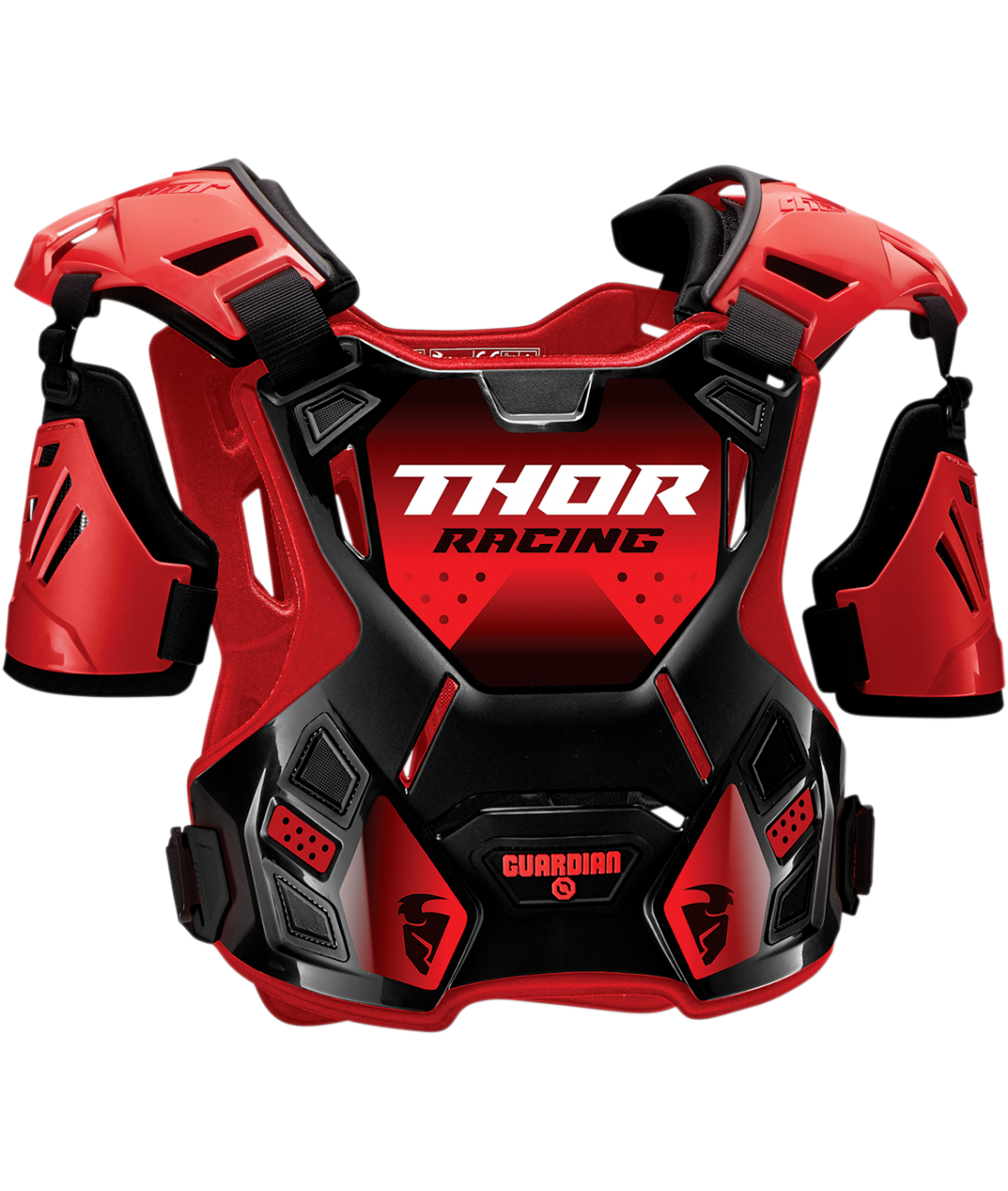 Thor 2026 Guardian Red/Black Youth Chest Guard
