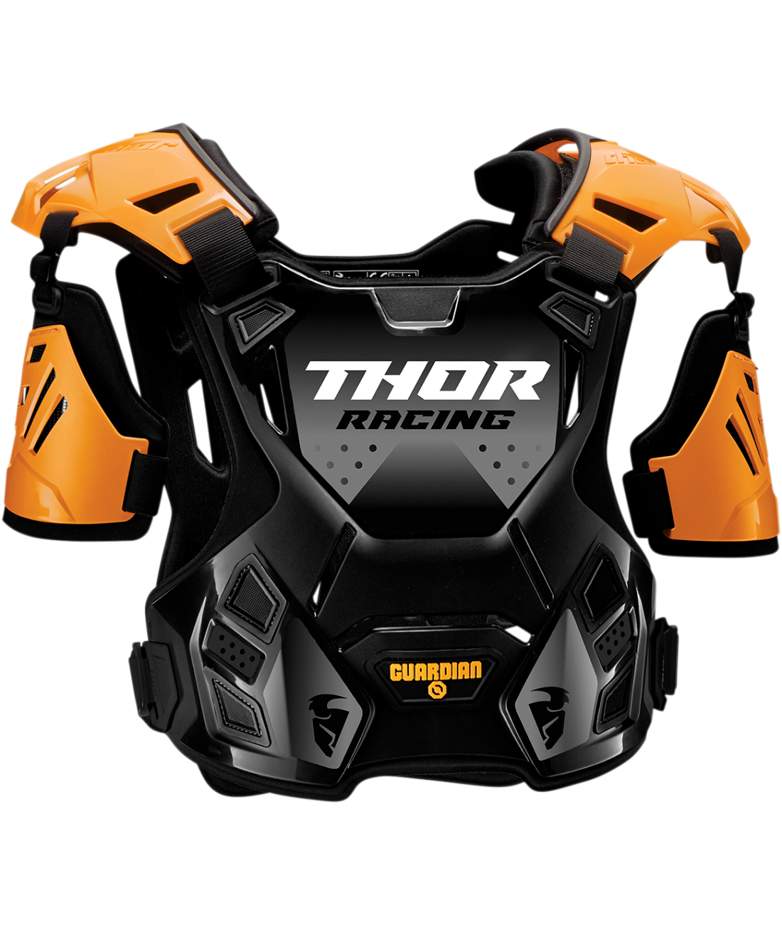 Thor 2026 Guardian Orange/Black Youth Chest Guard