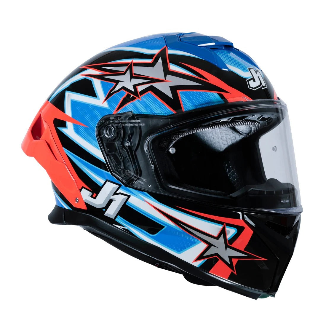 Just1 J-STR Astro Gloss Red/Blue/Black Helmet