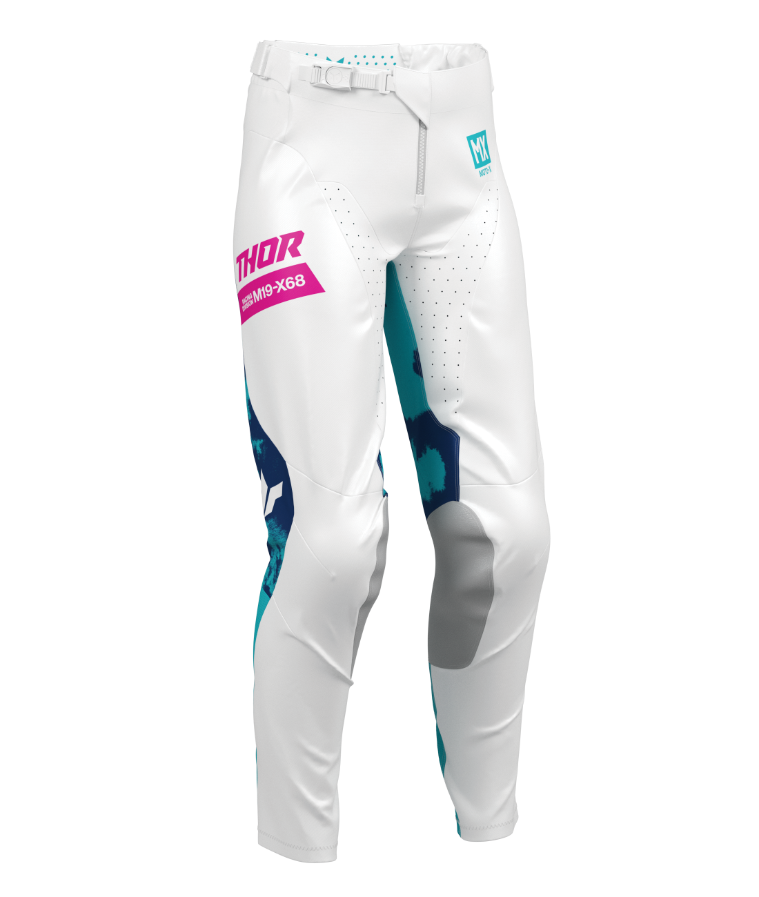 Thor 2026 Launchmode Bleach White/Aqua Womens Pants