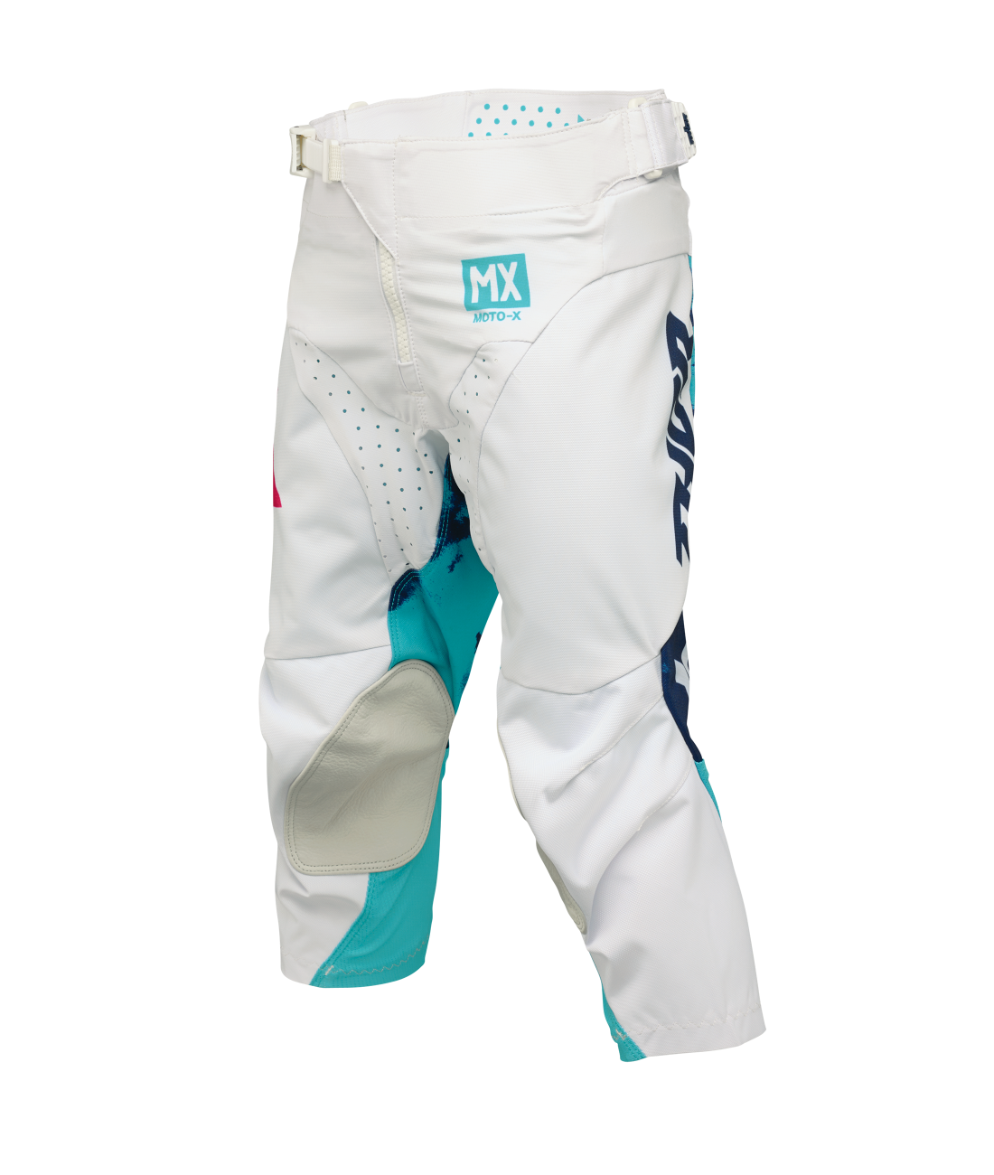 Thor 2026 Launchmode Bleach White/Aqua Youth Pants