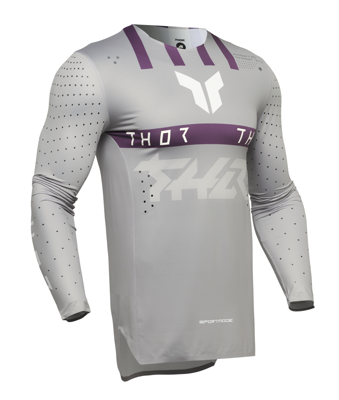 Thor 2025 Sportmode Flite Grey/Purple Jersey