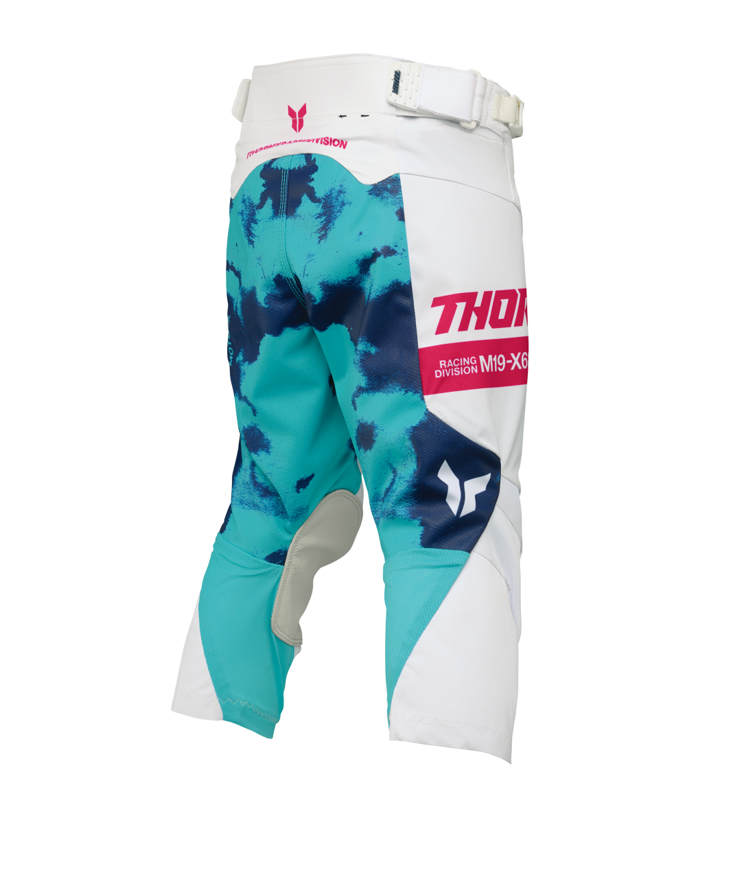 Thor 2026 Launchmode Bleach White/Aqua Youth Pants