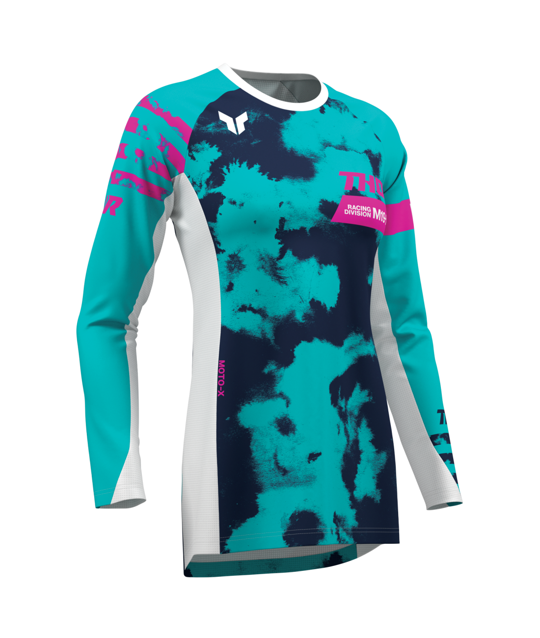 Thor 2026 Launchmode Bleach White/Aqua Womens Jersey