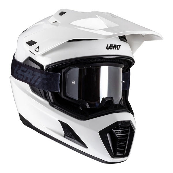 Leatt 8.5 ADV White Helmet Kit