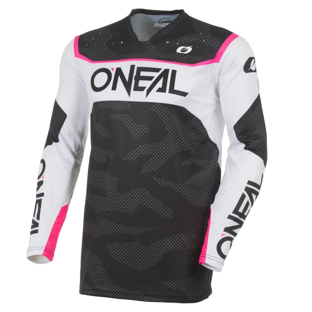 Oneal 2027 Hardwear Camo Black/White/Pink Jersey