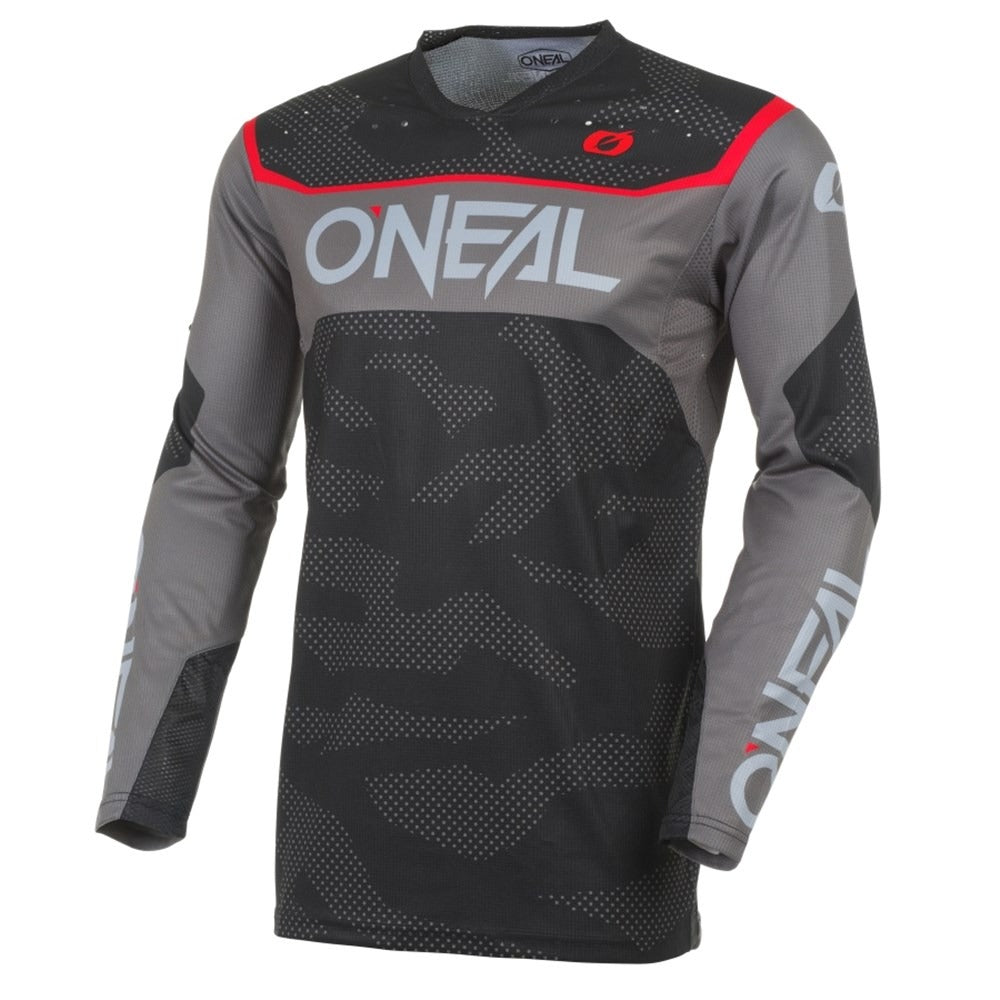 Oneal 2027 Hardwear Camo Black/Grey/Red Jersey