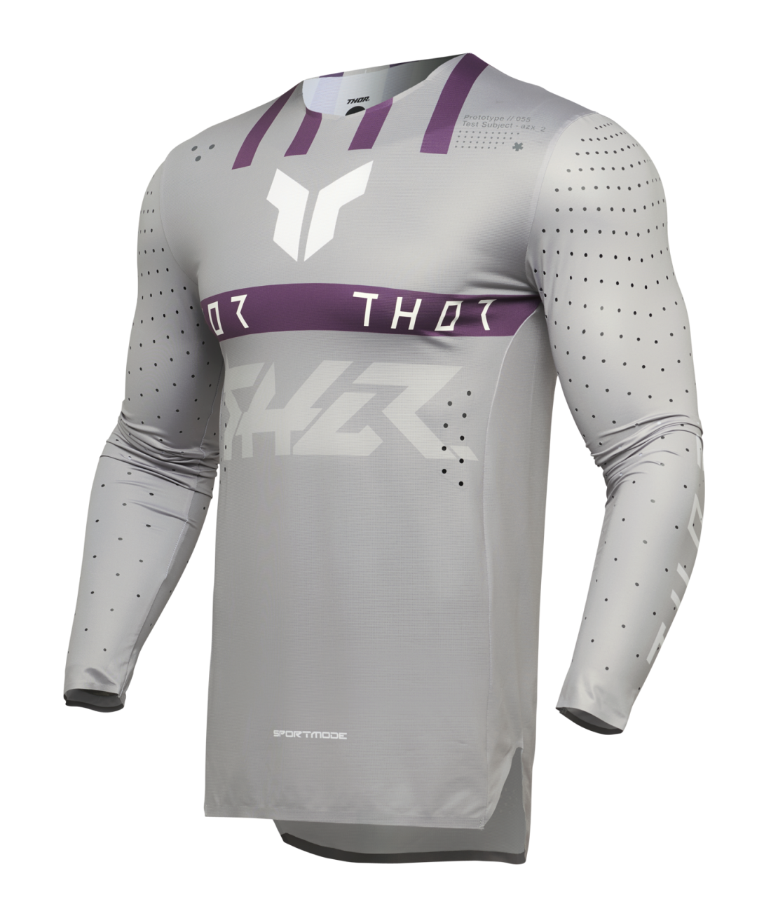 Thor 2025 Sportmode Flite Grey/Purple Jersey