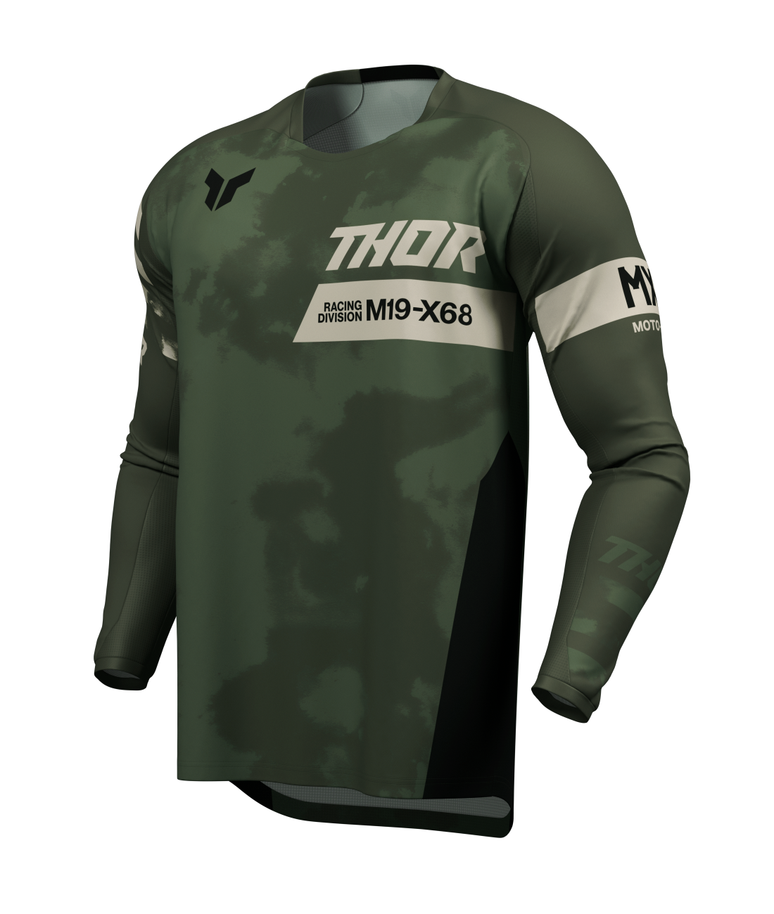 Thor 2026 Launchmode Bleach Black/Camo Jersey