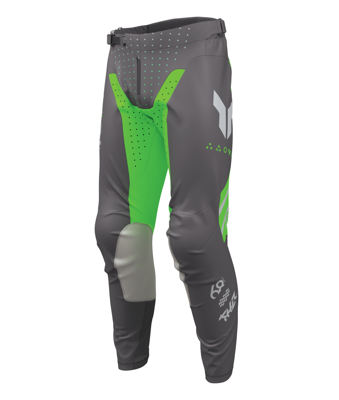 Thor 2026 Launchmode Futura Charcoal/Green Pants