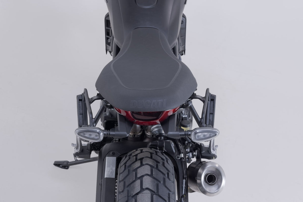 SW-Motech SW-BCHTA2208822000 Legend Gear V-LOC Side Bag System for Ducati Scrambler Models 23-Up