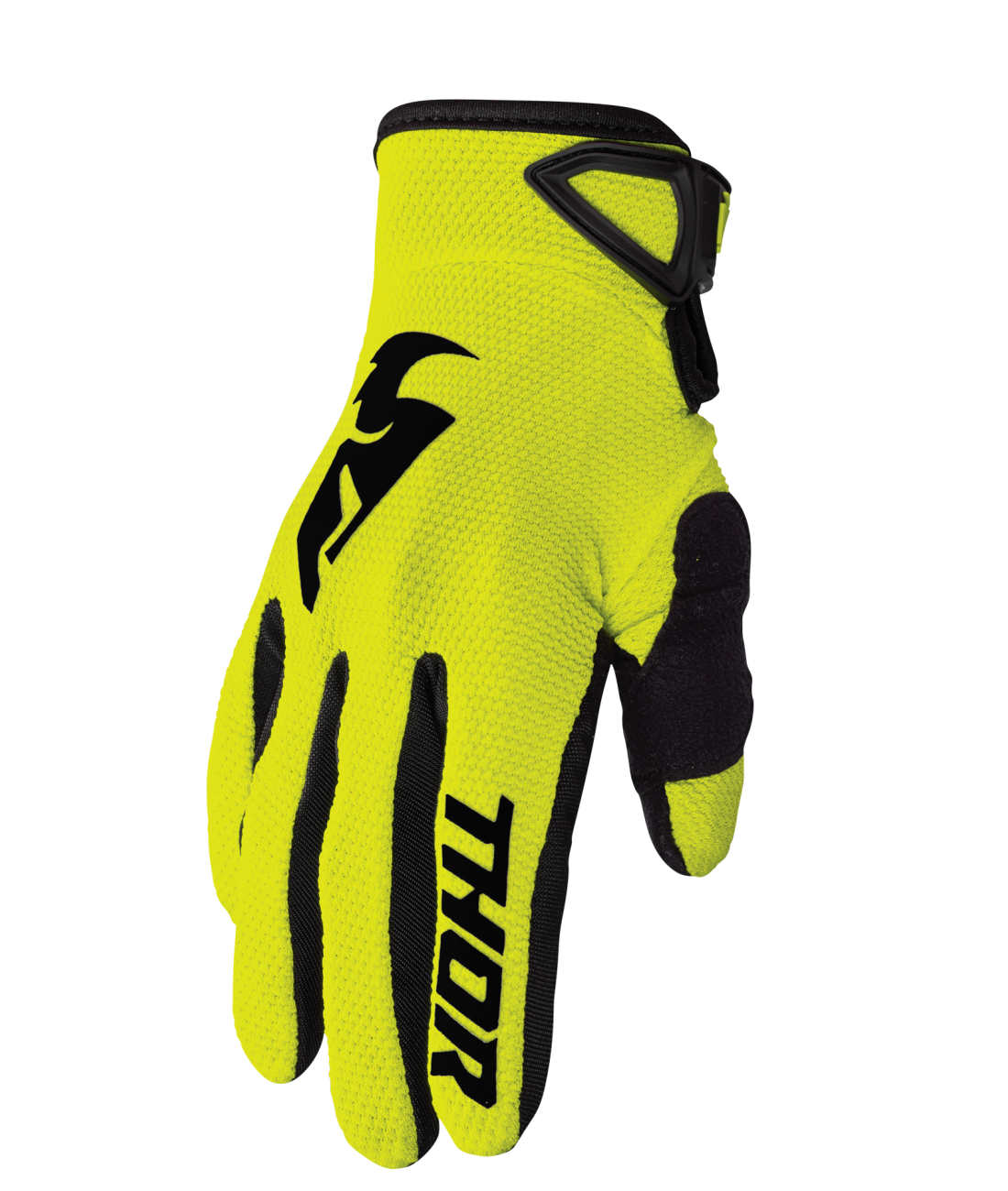 Thor 2025 Sector Acid/Black Youth Gloves