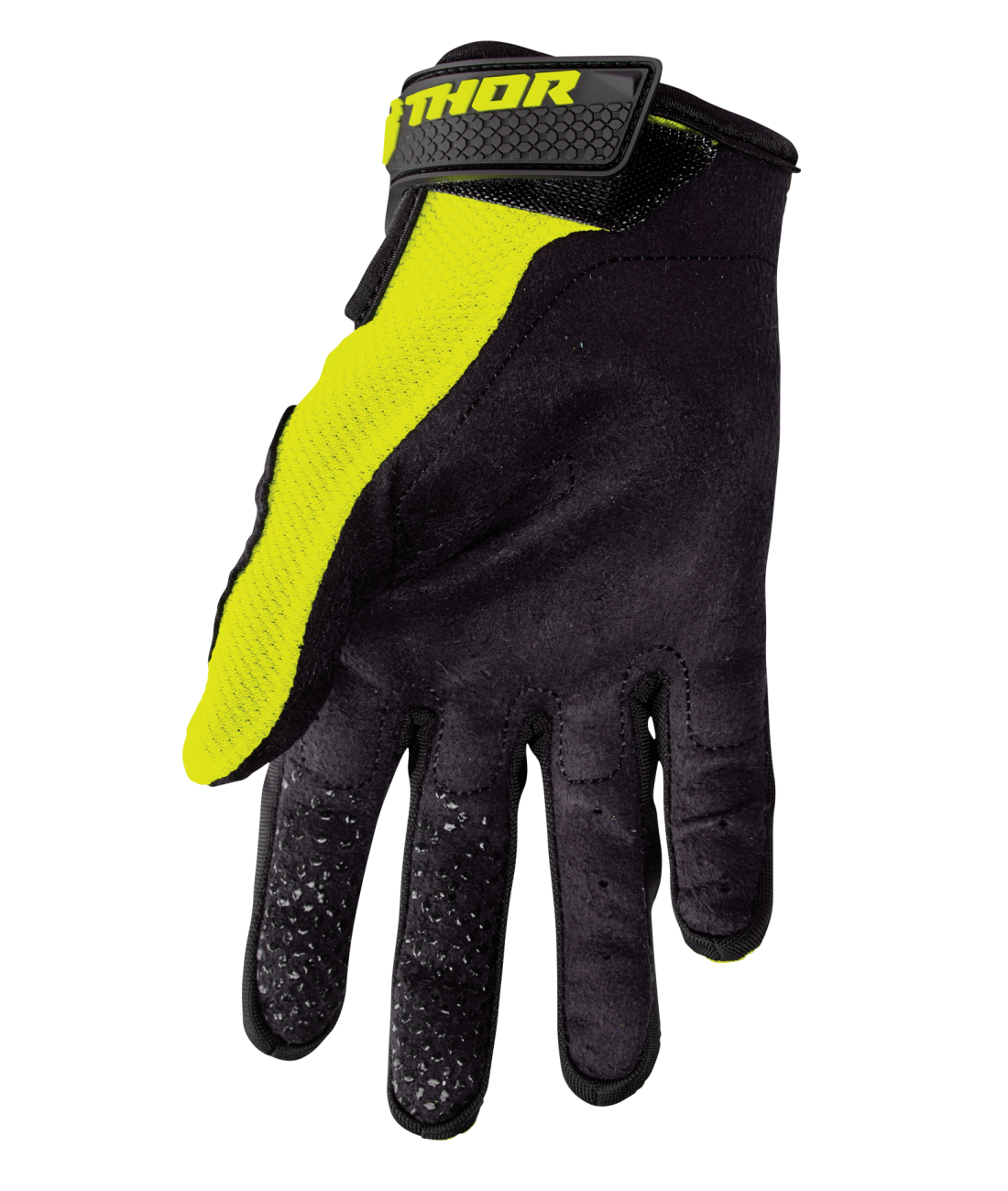 Thor 2025 Sector Acid/Black Youth Gloves