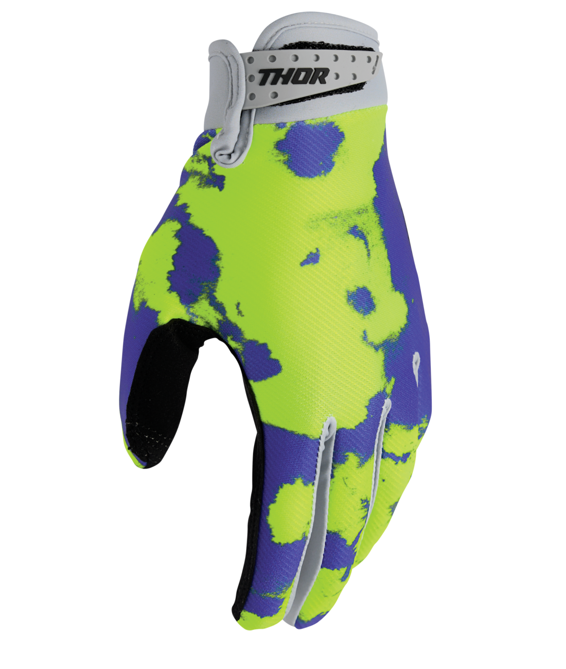 Thor 2026 Launchmode Bleach Grey/Acid Youth Gloves