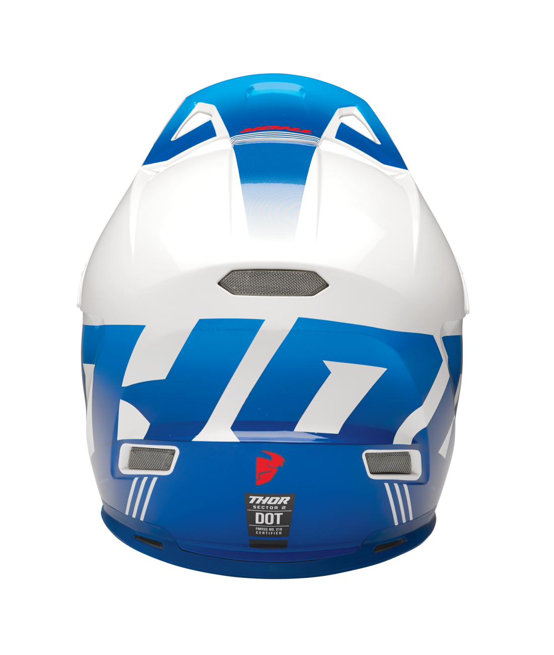 Thor 2025 Sector 2 Carve Gloss White/Blue Helmet