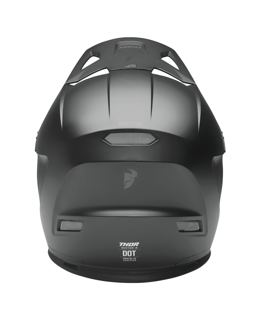 Thor 2025 Sector 2 Solid Matte Blackout Helmet