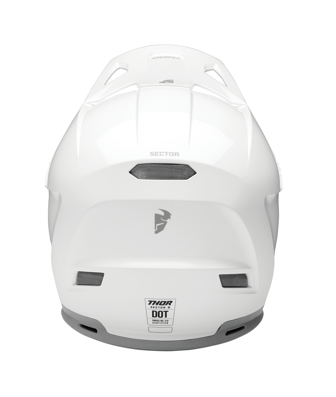Thor 2025 Sector 2 Solid Gloss Whiteout Helmet