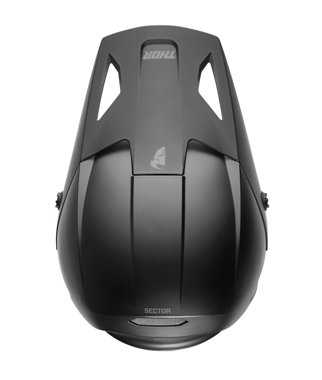 Thor 2025 Sector 2 Solid Matte Blackout Helmet
