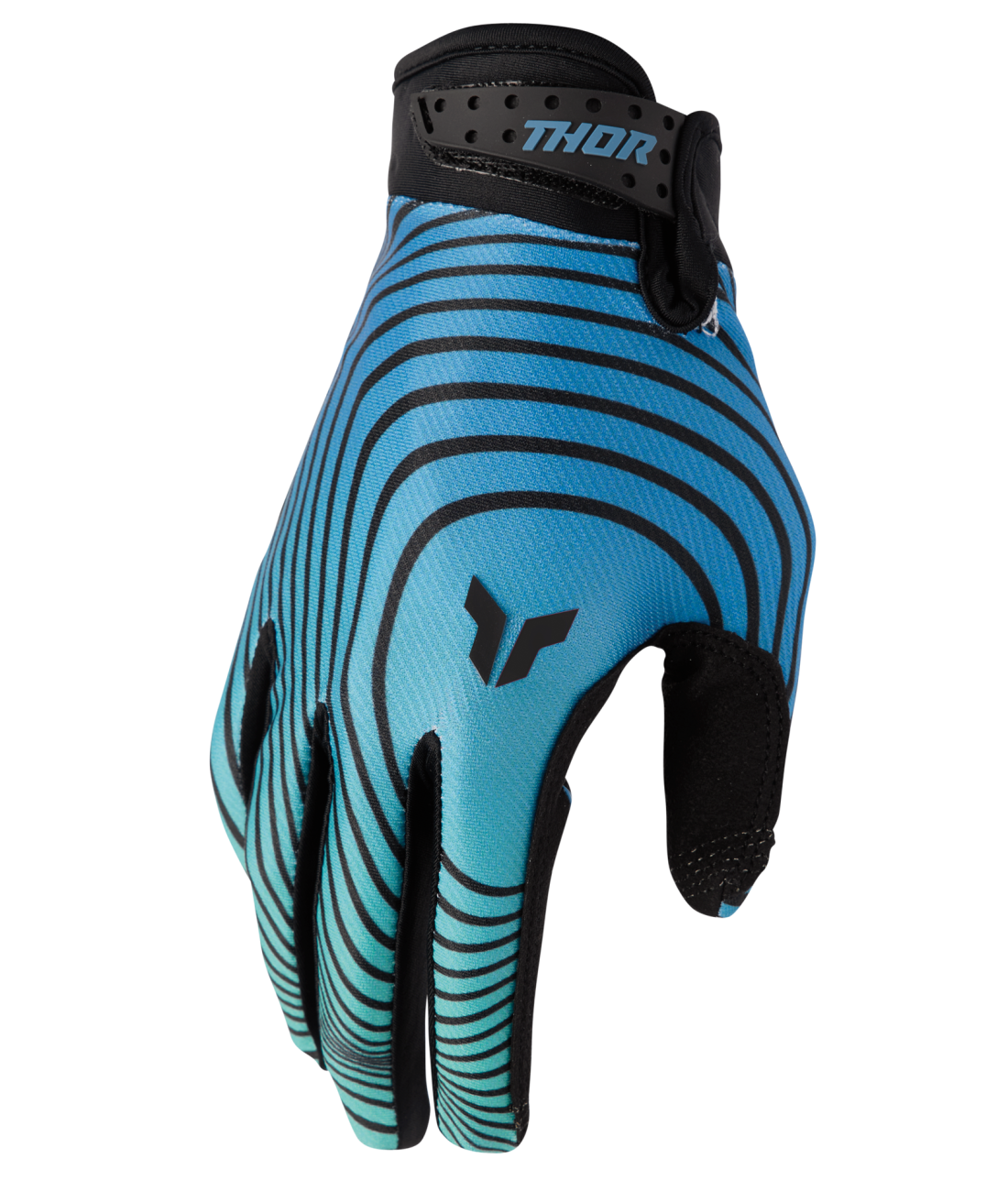 Thor 2026 Launchmode Identity Teal/Black Gloves