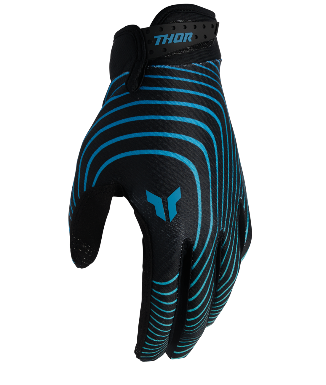 Thor 2026 Launchmode Identity Teal/Black Gloves