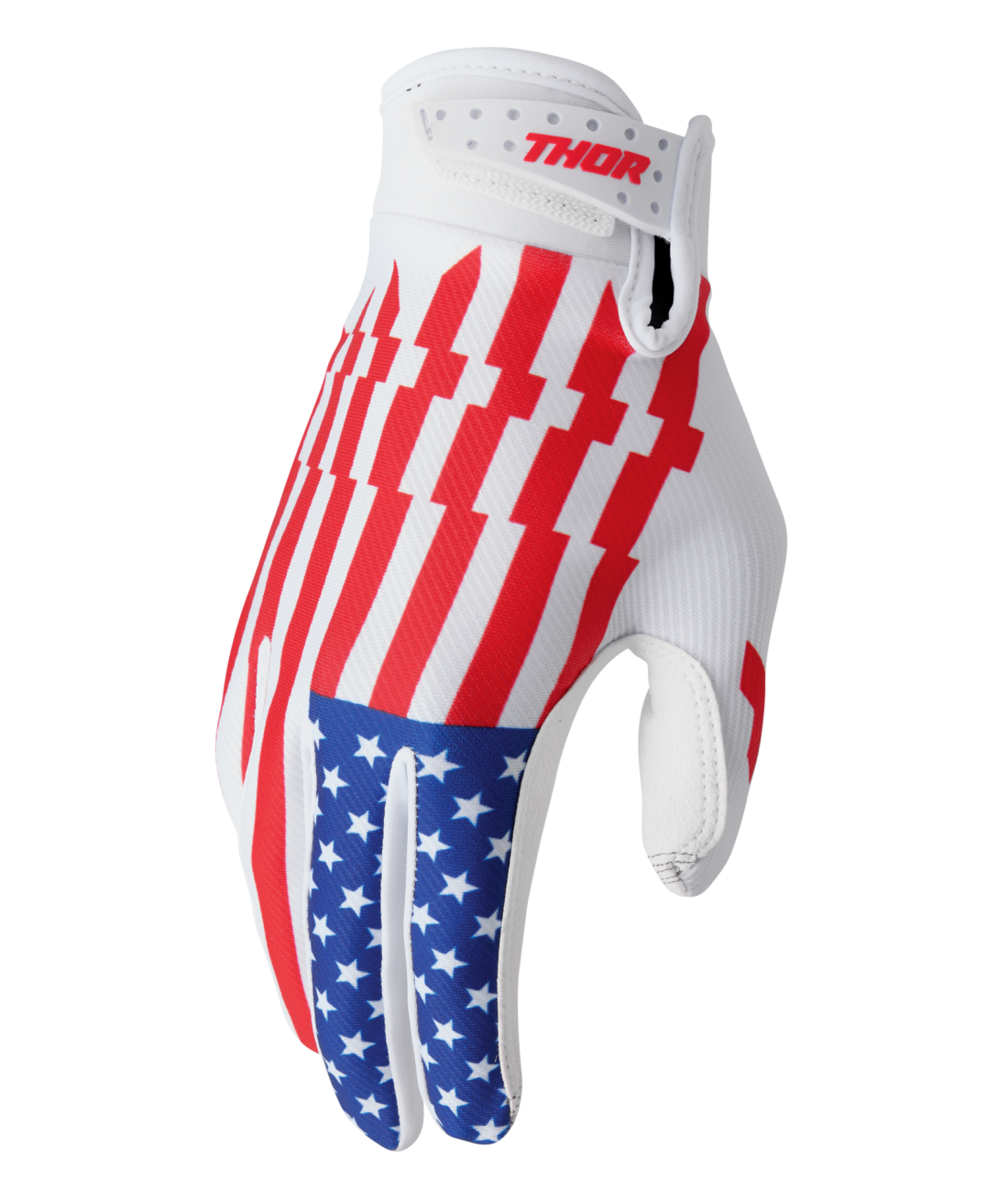 Thor 2026 Launchmode Patriot Red/White/Blue Gloves