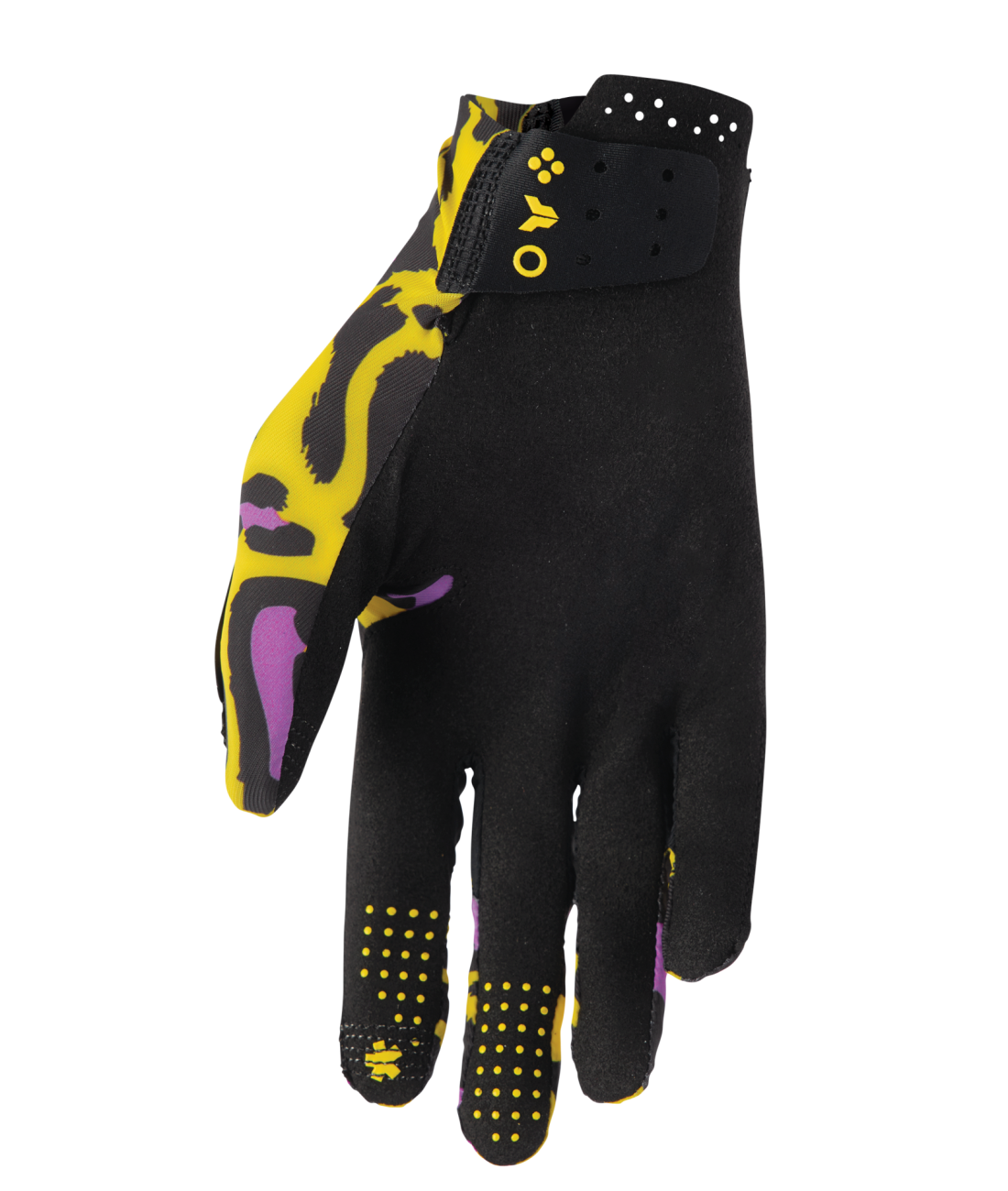 Thor 2026 Sportmode Cheetah Yellow/Purple Gloves