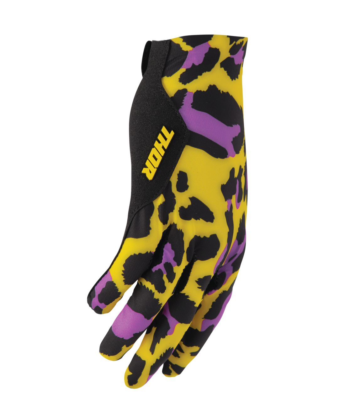 Thor 2026 Sportmode Cheetah Yellow/Purple Gloves