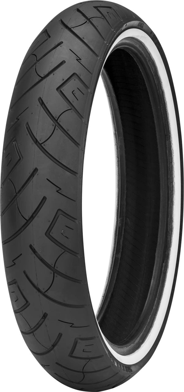 Shinko SR777 White Wall Front Tyre 120/70-21 M/C 68V Tubeless