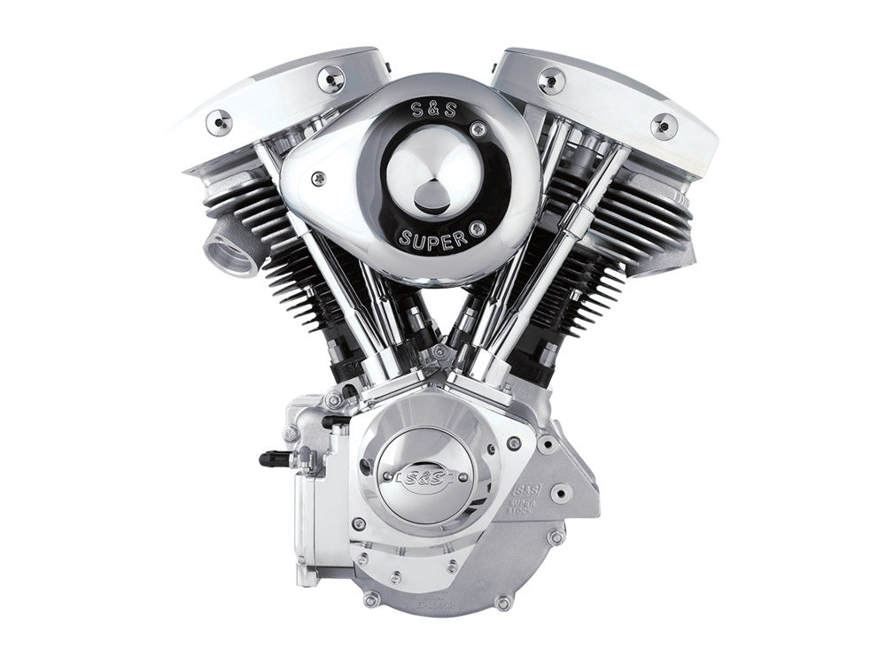 S&S Cycle SS31-9905 SH93 Natural Complete Engine w/Alternator Style for Harley-Davidson Big Twin Shovelhead 70-84