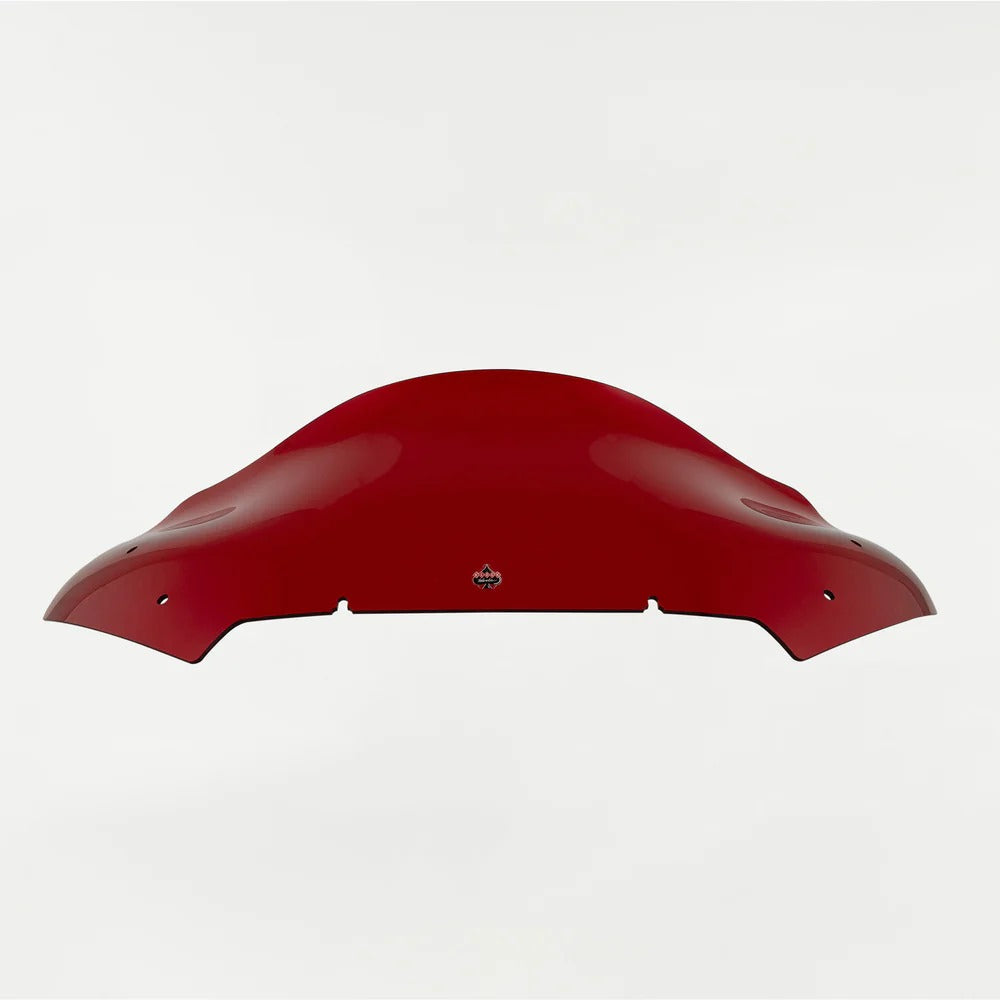 Klock Werks KKC-2310-0866 10" Sports Flare Kolor Windshield Red for Harley-Davidson CVO Road Glide 23-Up/Road Glide 24-Up Models