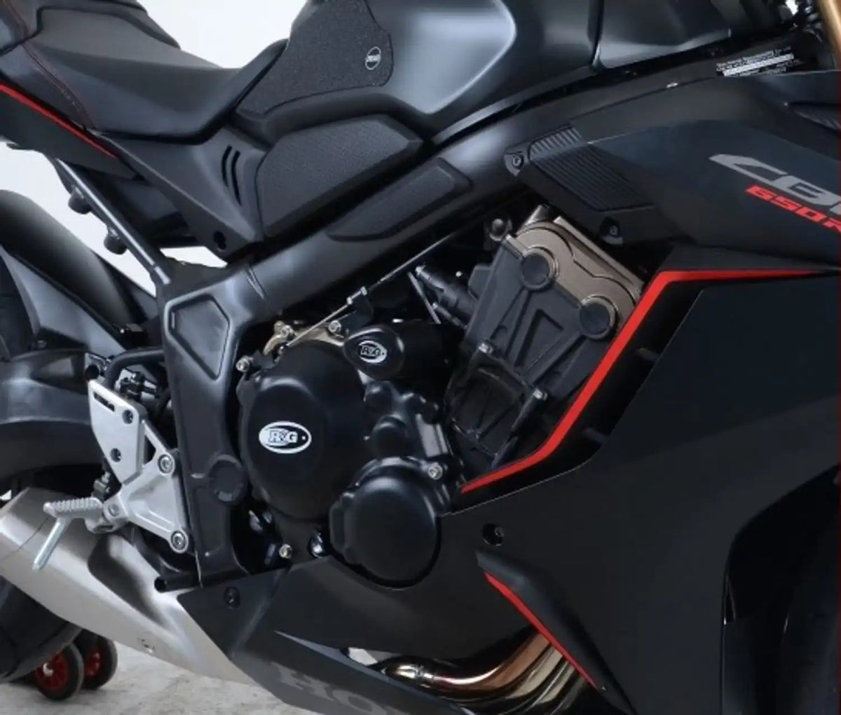 R&G Racing Aero Style Engine Crash Protectors Black for Honda CBR650R 19-20/CBR650F 14-18/CB650F 14-18 (Non Drilled)