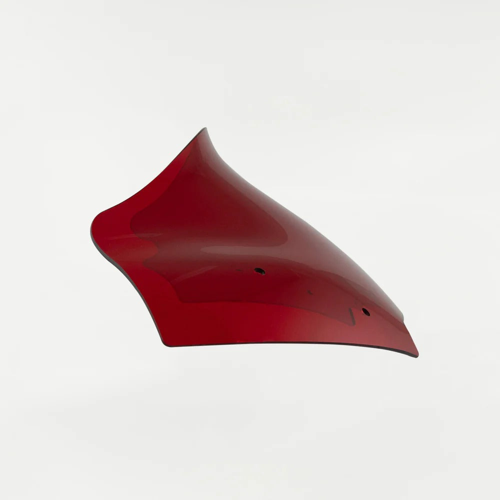 Klock Werks KKC-2310-0866 10" Sports Flare Kolor Windshield Red for Harley-Davidson CVO Road Glide 23-Up/Road Glide 24-Up Models