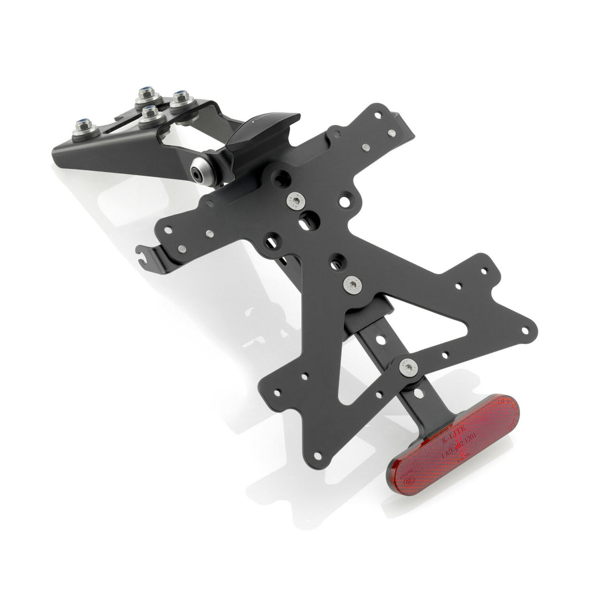 Rizoma Fox License Plate Support Kit Black for Honda CB 1000 R 08-20