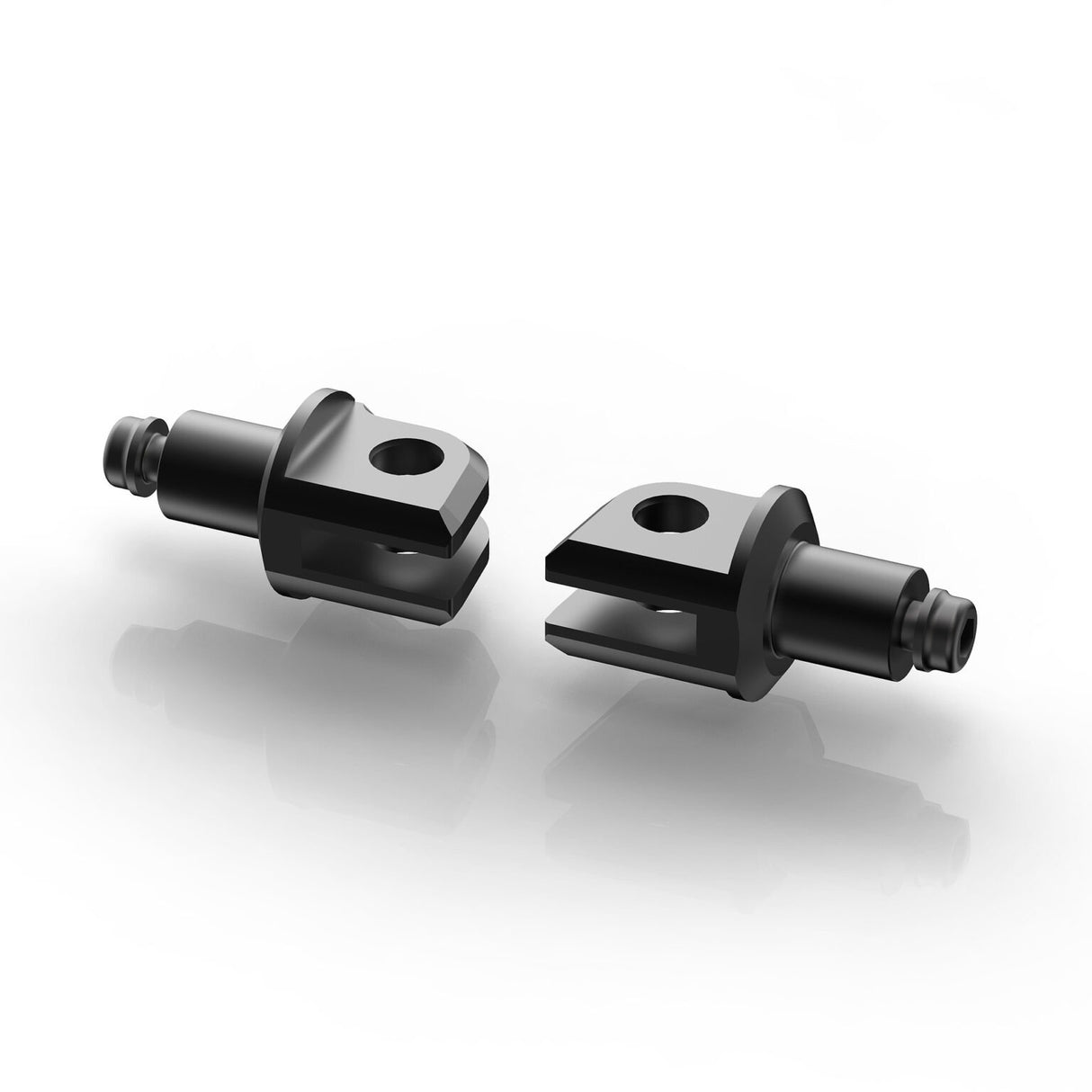 Rizoma Footpeg Adaptors Black for Kawasaki Ninja 600 ZX-6R/Ninja 1000 ZX-10R/Z750R/Z800/Z1000/Z750R/Z800