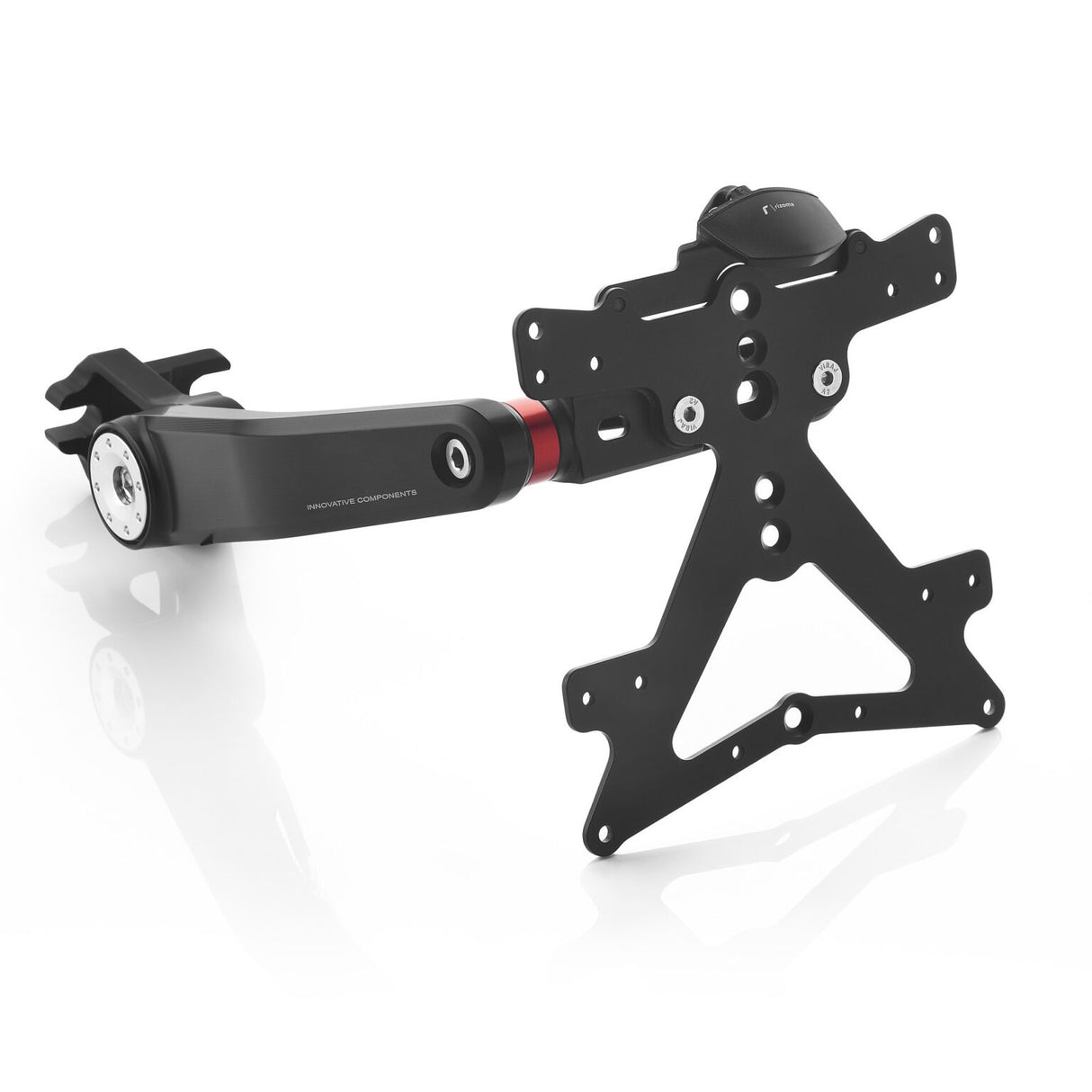 Rizoma Side Arm License Plate Holder Kit Black for MV Agusta Brutale 675 12-20/Brutale 800/Rivale 800 13-20