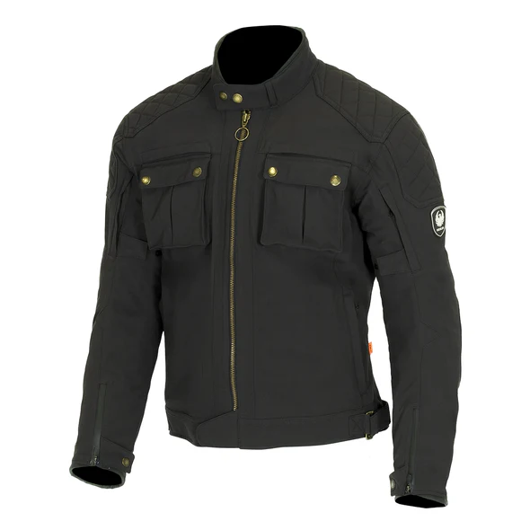 Merlin Coplow Laminated D3O Black Textile Jacket
