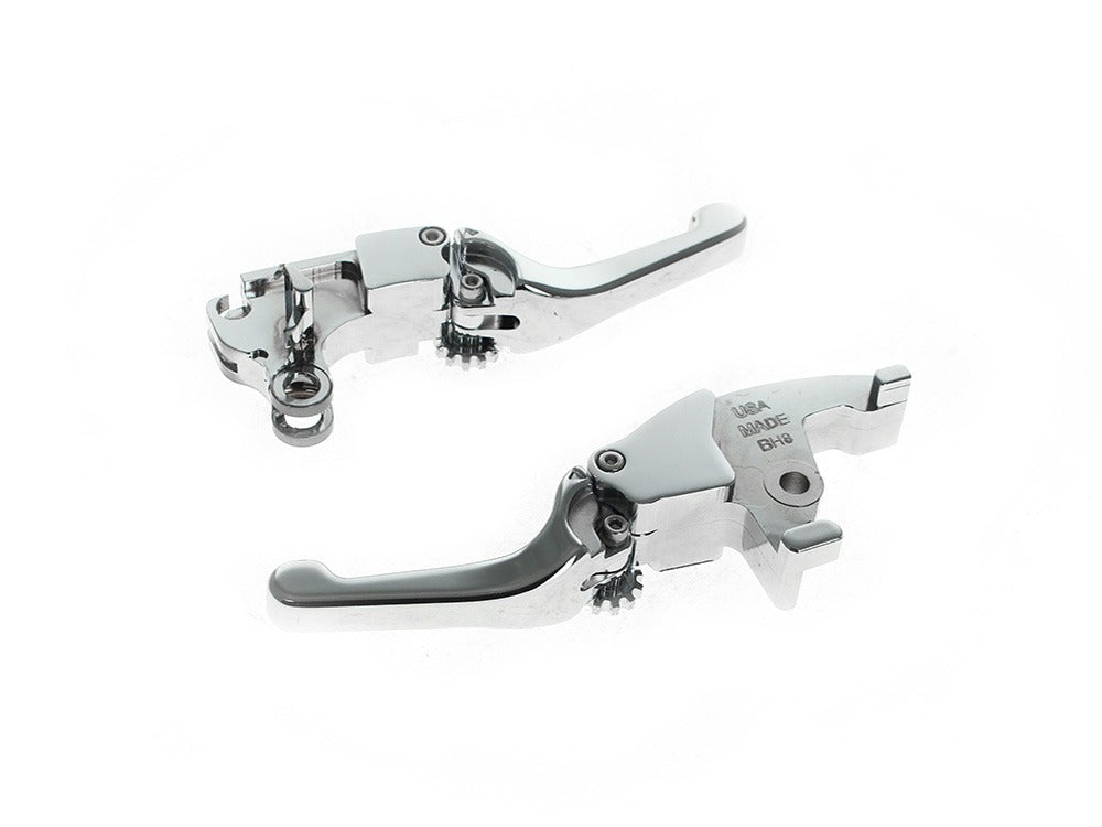 PSR PSR-12-01668-20 Adjustable Shorty Anthem Levers Chrome for Harley-Davidson Softail 25-Up Models