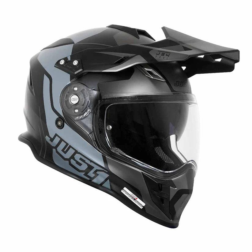 Just1 J34 Pro Tour Titanium/Black Adventure Helmet