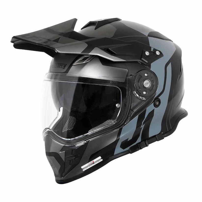 Just1 J34 Pro Tour Titanium/Black Adventure Helmet