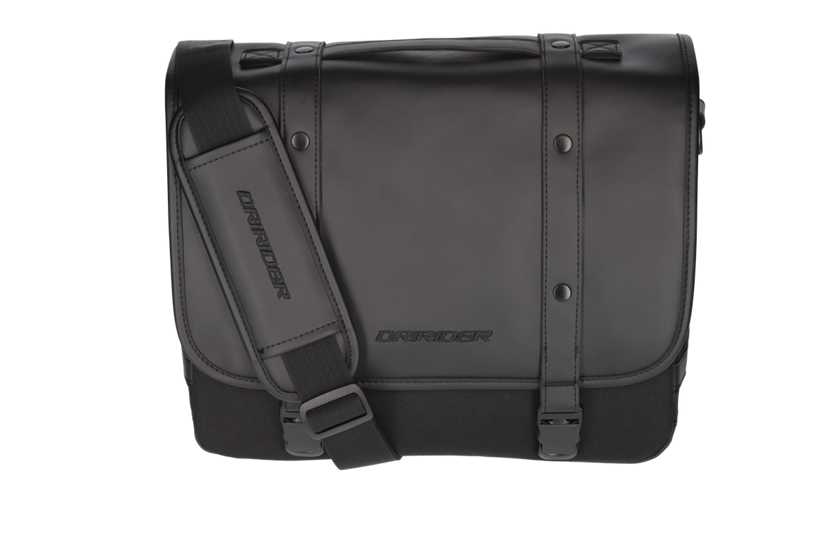 DriRider Legacy 12L Classic Black Saddlebag