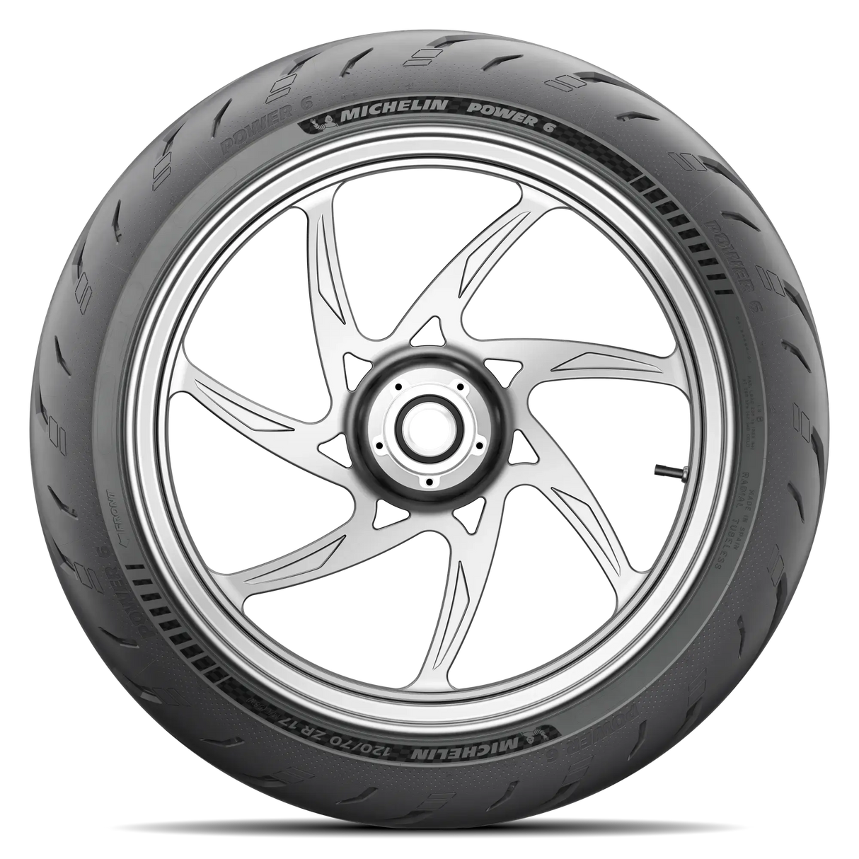Michelin Power 6 Front Tyre 120/70 ZR-17 58W Tubeless