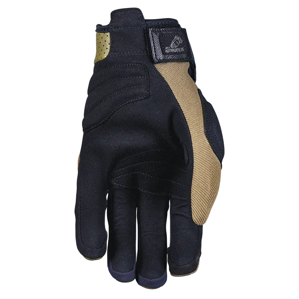 Five Scrambler Khaki/Black Gloves