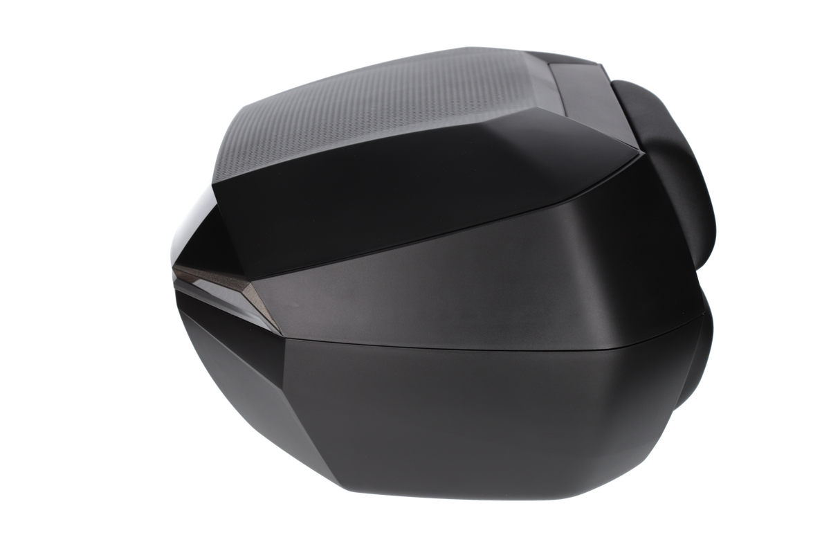 DriRider Shield 48L Luxe Black/Silver Large Top Case