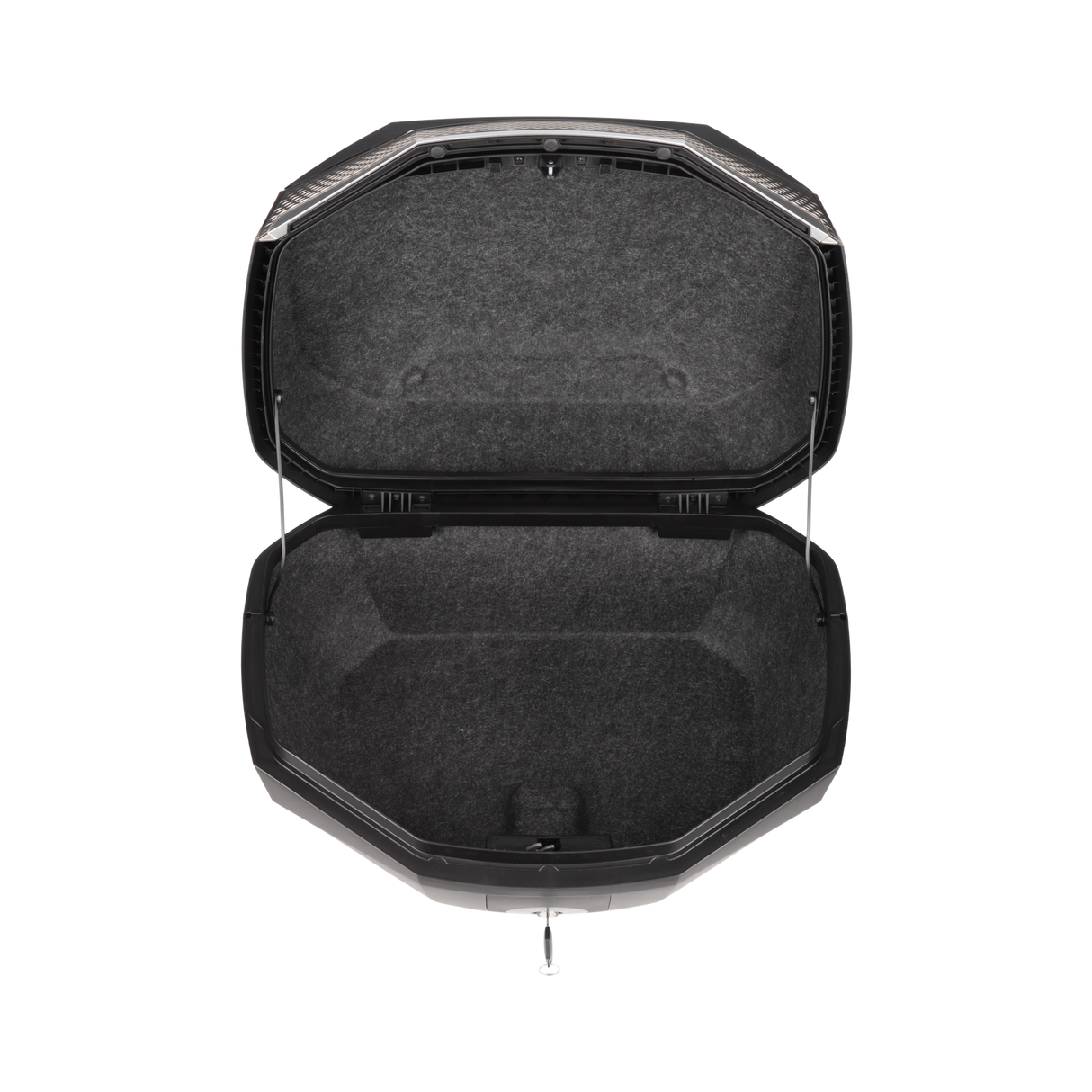DriRider Shield 48L Luxe Black/Silver Large Top Case