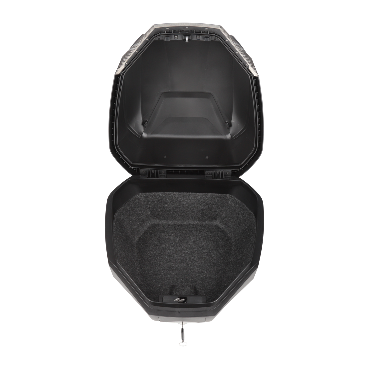 DriRider Shield 35L Luxe Black/Silver Small Top Case