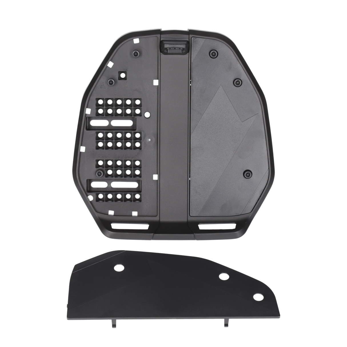 DriRider Shield 35L Luxe Black/Silver Small Top Case