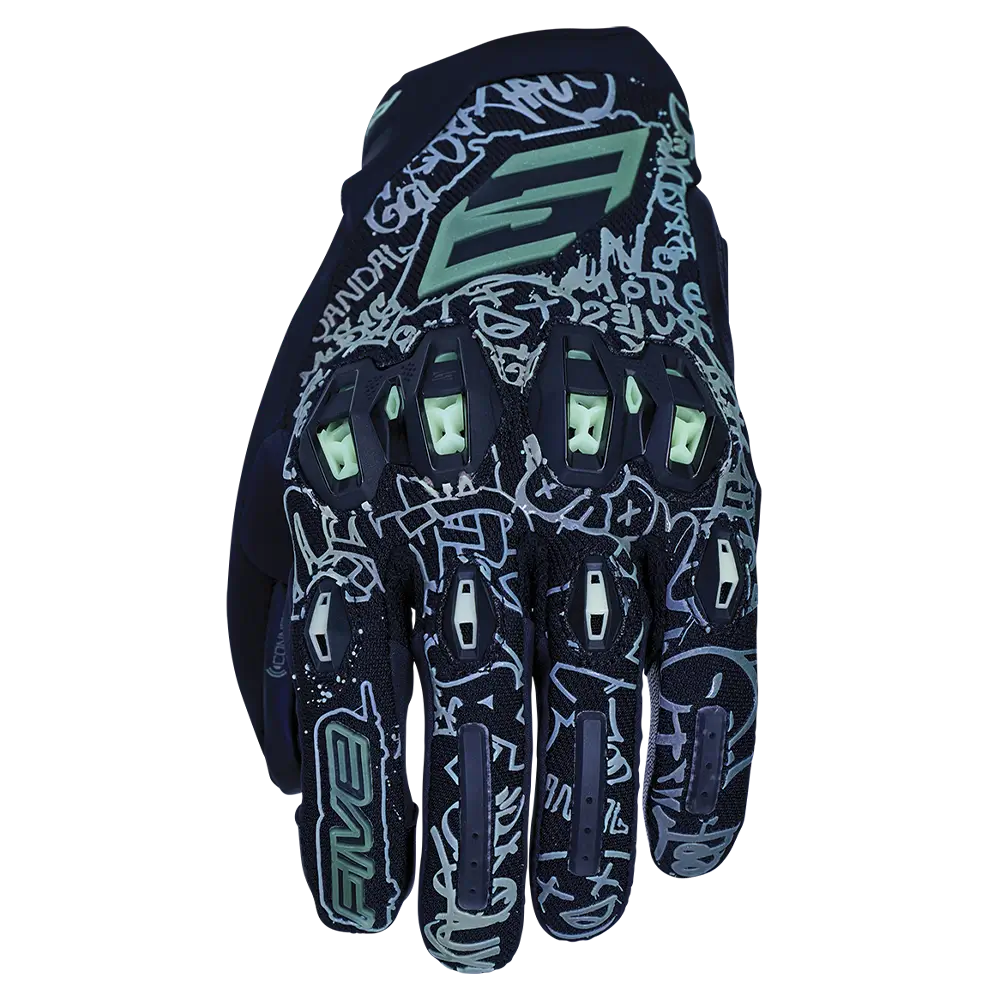 Five Stunt Evo 2 Graffiti Glow Gloves