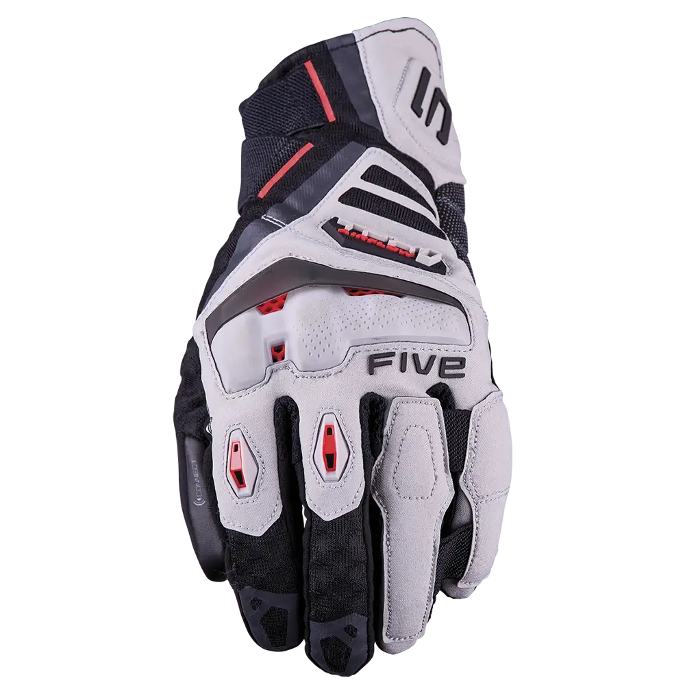 Five TFX1 Airflow Grey/Red Gloves